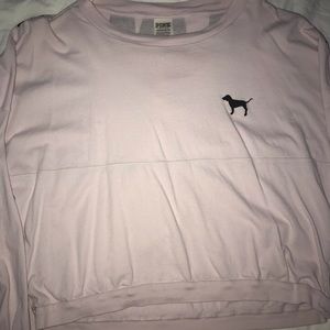 lavender long sleeved crop top